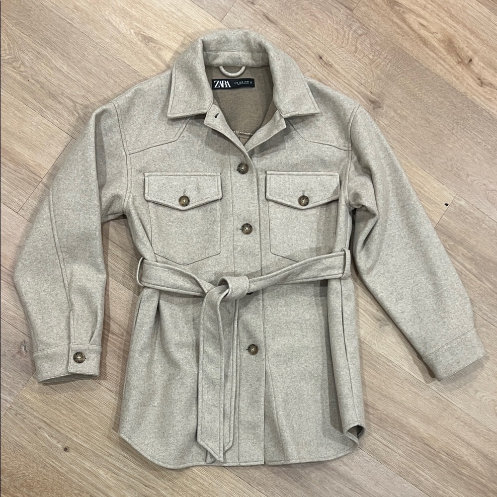 Zara Belted jacket M